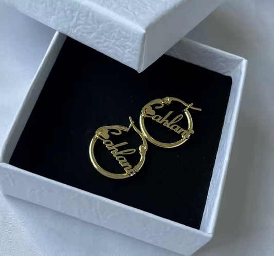 Regular Custom Hoop Earrings