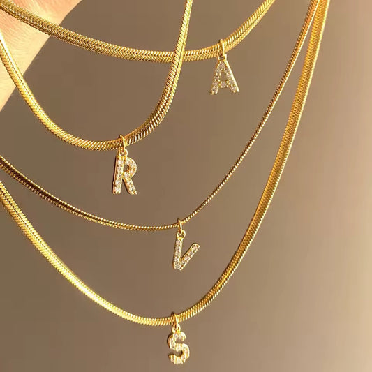 Initial necklace